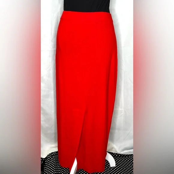 NWT Gretchen Scott Slimming Red Sailor Skirt Size Lg - Picture 12 of 15